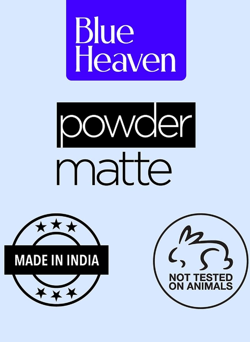 Blue Heaven Powder Matte Lipstick Fiery Orange - Image 5