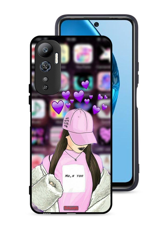 Tolwak - Infinix Hot 20 4G Protective Case Cover Anti Social Club - Image 1
