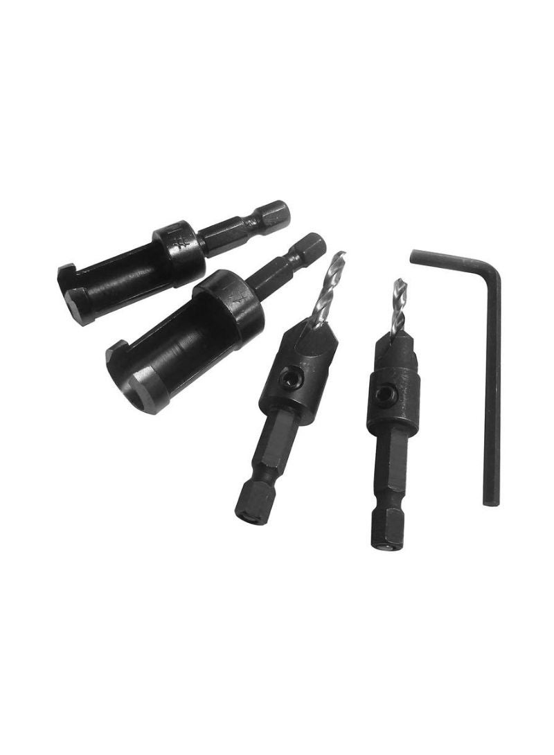 ACE Erbauer Plug Cutter And Countersink Set 4Pcs 