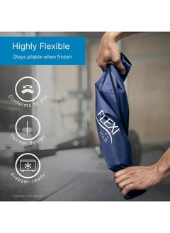 NatraCure FlexiKold Gel Soft Flexible Ice Packs for Injuries - Reusable Freezer Cold Pack, Cold Compress & Cooling Gel Pad for Face, Shoulder, Hip, Leg, Arm, Ankle & Foot Injury - Medium - 7.5” x 11.5”  - Image 5