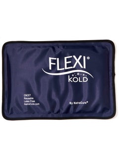 NatraCure FlexiKold Gel Soft Flexible Ice Packs for Injuries - Reusable Freezer Cold Pack, Cold Compress & Cooling Gel Pad for Face, Shoulder, Hip, Leg, Arm, Ankle & Foot Injury - Medium - 7.5” x 11.5”  - Image 1