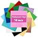 Lya Vinyl 14 Pack Glossy Permanent Vinyl Bundle Self Adhesive Vinyl Sheets for Cutting Machine Permanent Outdoor Sheets for Home Decal Mug CeramicsDIY Craft - Image 2