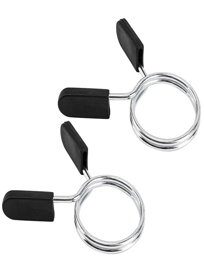 EastyGold Barbell Spring Clip Dumbbell Circlip Collars Olympic Barbell Weight Bars Weightlifting Clamps Clips 2 Inches Lock Buckle for Fitness Exercise Strength Training Gym Accessory 1 Pair - Image 1