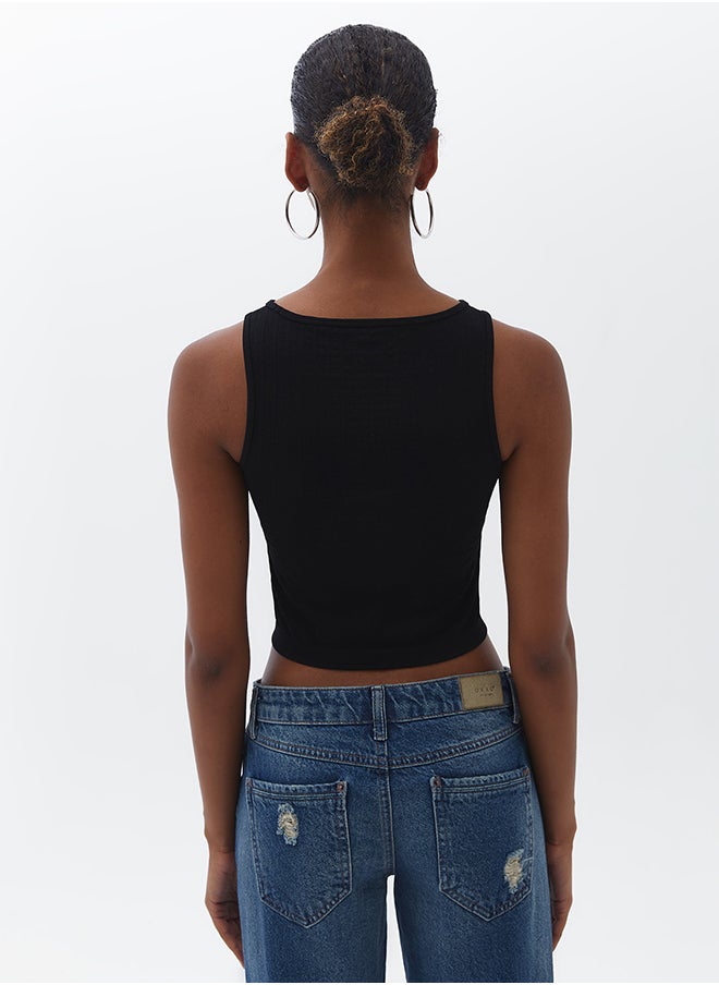 أو إكس إكس أو Ladies Knitted TANK  - Image 4