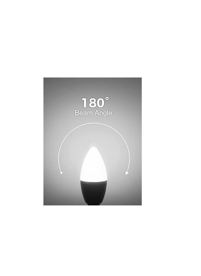 Raxoom 10 Pack Super Bright E14 LED Light Bulb Cool White, White, 7W, for Chandeliers, Wall Lamps, Non-Dimmable, - Image 3