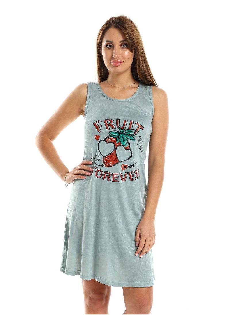Caesar Home Wear Sleep Shirt Cash Mayo Dress Printed  - Image 1
