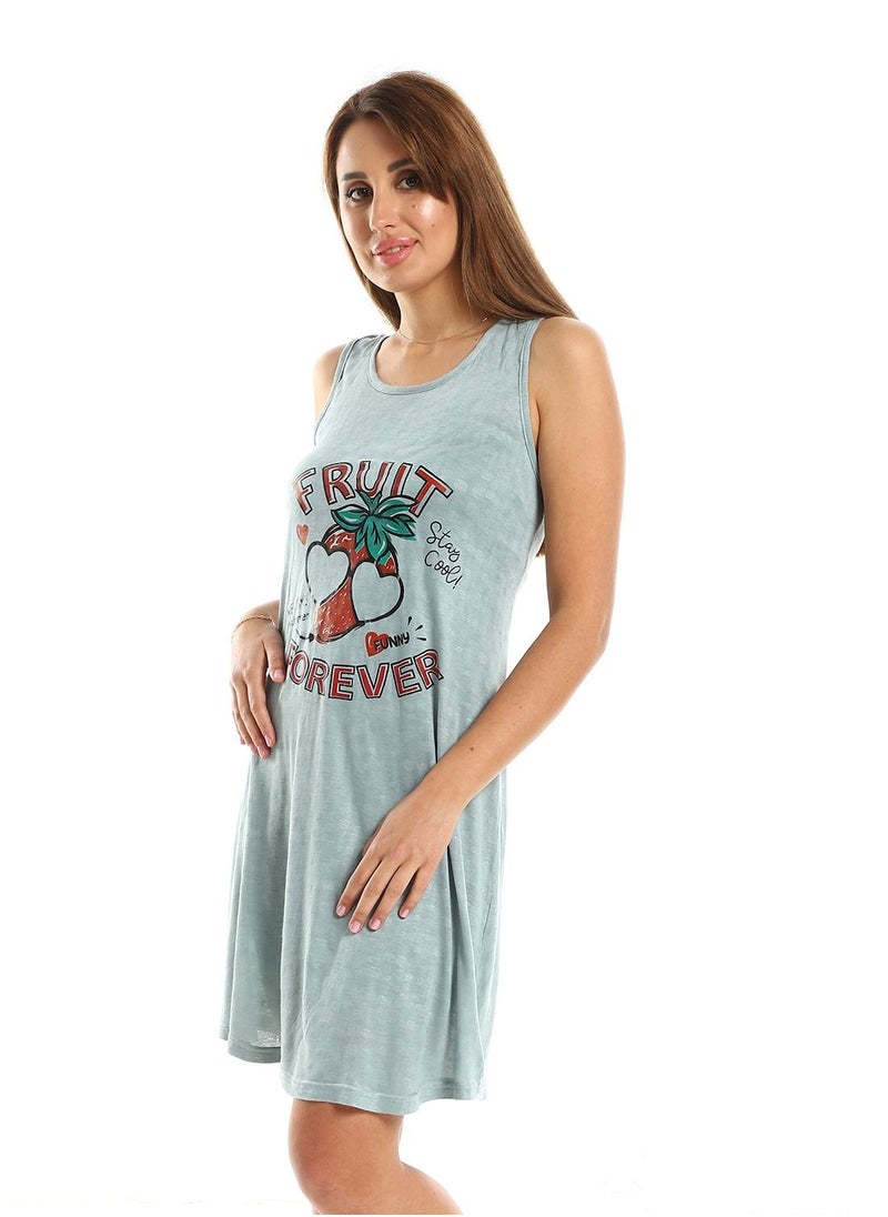 Caesar Home Wear Sleep Shirt Cash Mayo Dress Printed  - Image 2