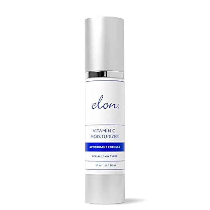 Elon Antioxidant C Moisturizer - Revitalizing Vitamin Lotion w/Vitamin E, MSM & Jojoba Oil – Vitamin Face Moisturizer For Fine Lines & Wrinkles - Suitable For All Skin Types (1.7 oz.) - Image 1