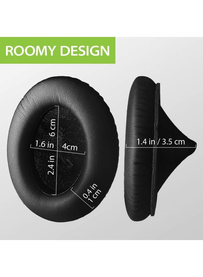 Avantree Black Replacement Earpads for Aria Series Headphones - Aria, Aria Pro, Aria Podio, Aria Me Over Ear Headphones - Image 2