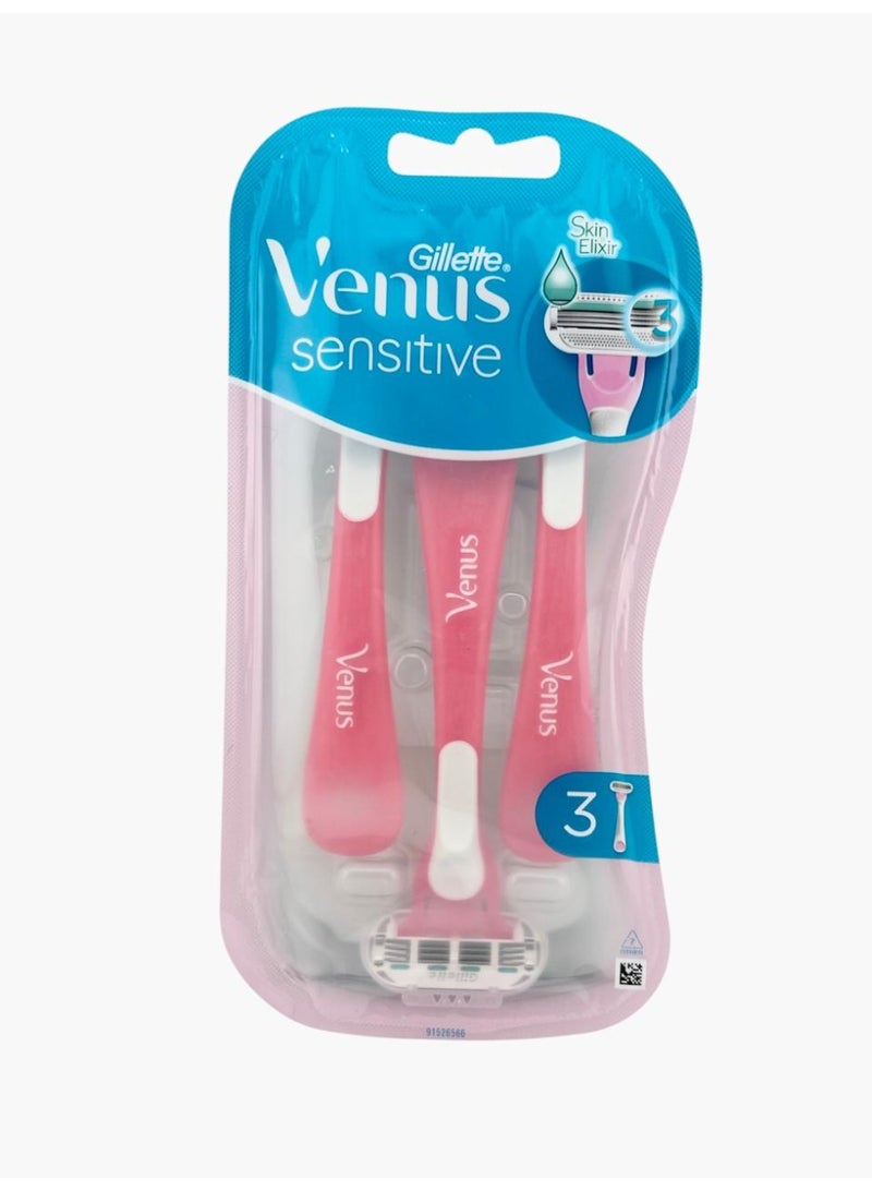 جيليت فينوس للبشرة الحساسة إليكسي 3 قطع - Image 1