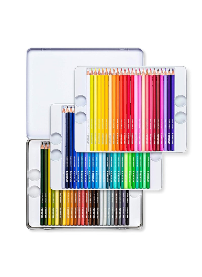 STAEDTLER Staedtler Coloured pencils in 72 assorted colours in metal box packing  - Image 2