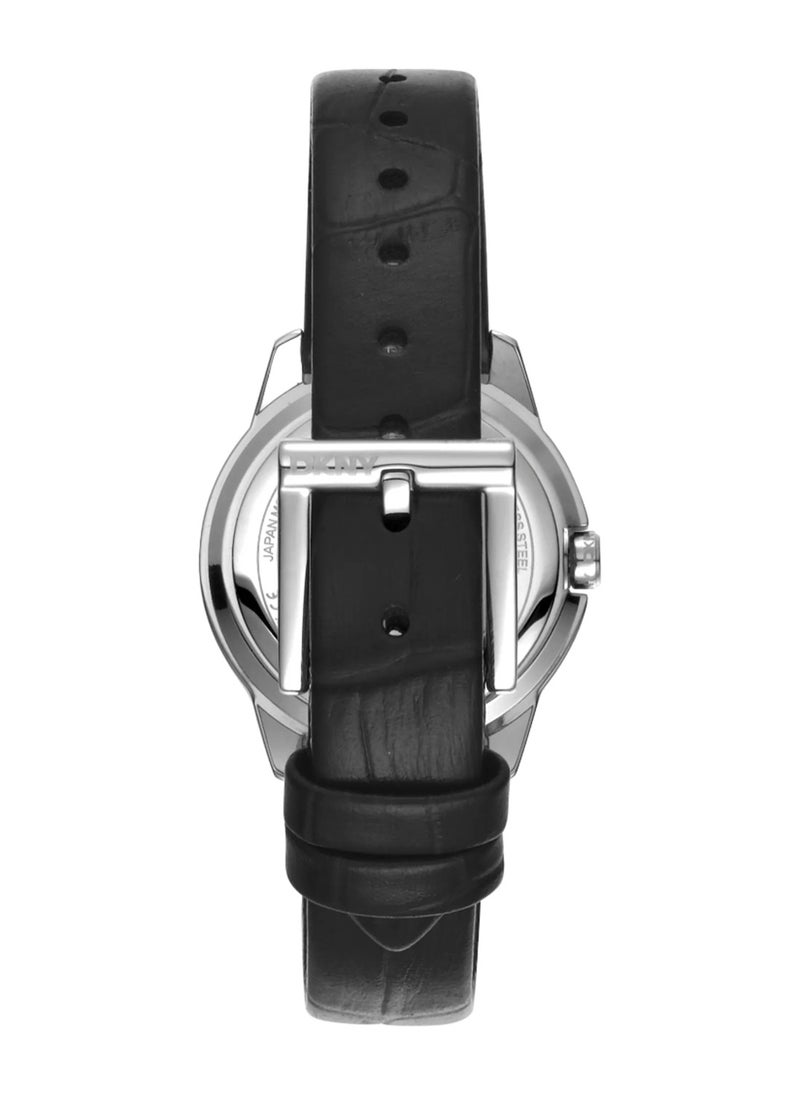 DKNY DKNY Park Ave Logo DK1L021L0015 - Leather Female Quartz 3 hands  - Image 3