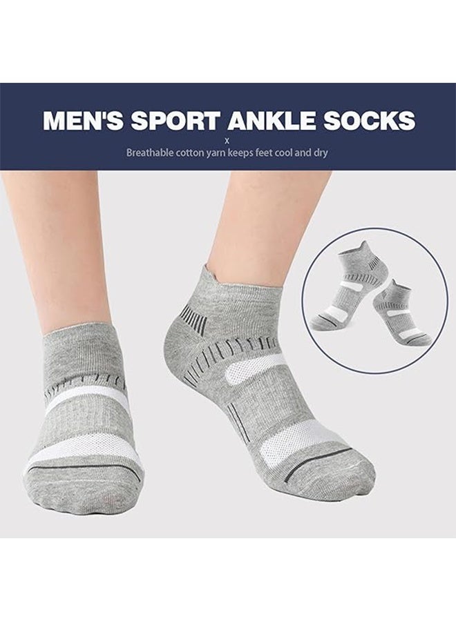 HAVEN 5 Pack Men's Athletic Socks - Low Cut, Sweat Wicking, Anti-Odor, Comfortable for All Season - Ideal for Activity, Running, and Everyday Use, the Ultimate Sock Set - Image 5