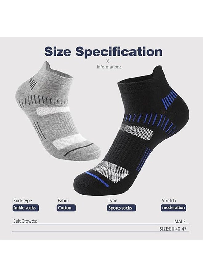 HAVEN 5 Pack Men's Athletic Socks - Low Cut, Sweat Wicking, Anti-Odor, Comfortable for All Season - Ideal for Activity, Running, and Everyday Use, the Ultimate Sock Set - Image 3
