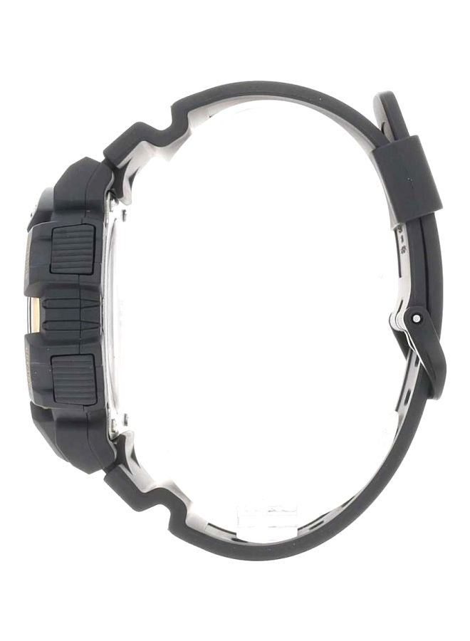 كاسيو ساعة يد رقمية بسوار من الراتينج طراز AE-1400WH-9AVEF - 51 مم - أسود رجال - Image 4