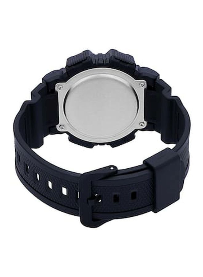 كاسيو ساعة يد رقمية بسوار من الراتينج طراز AE-1400WH-9AVEF - 51 مم - أسود رجال - Image 2
