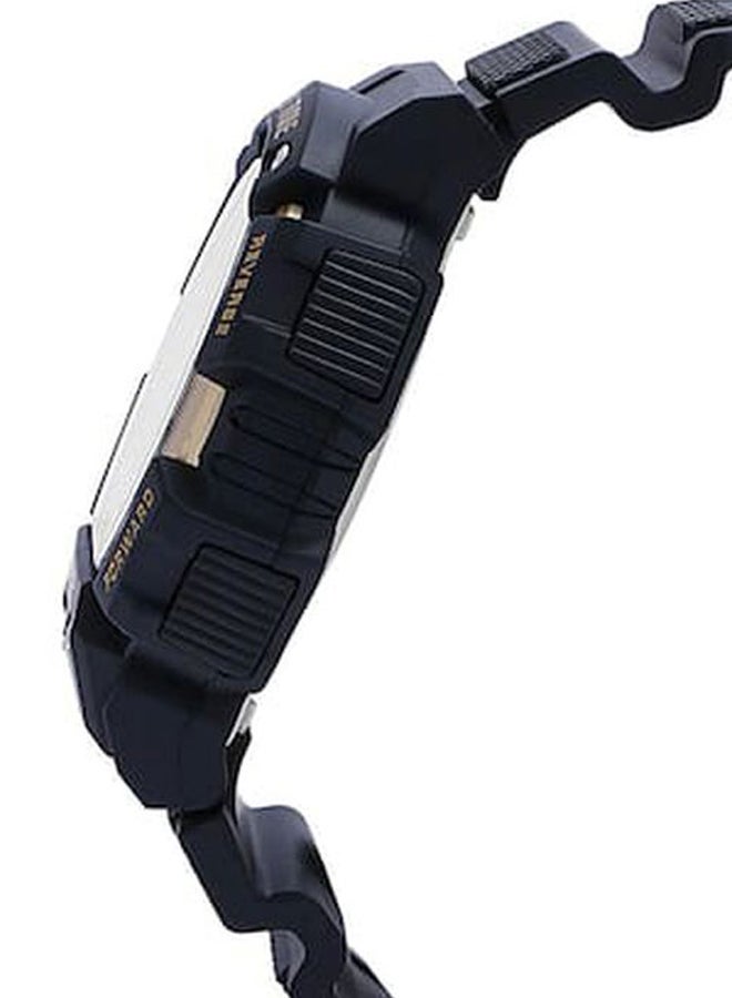 كاسيو ساعة يد رقمية بسوار من الراتينج طراز AE-1400WH-9AVEF - 51 مم - أسود رجال - Image 3