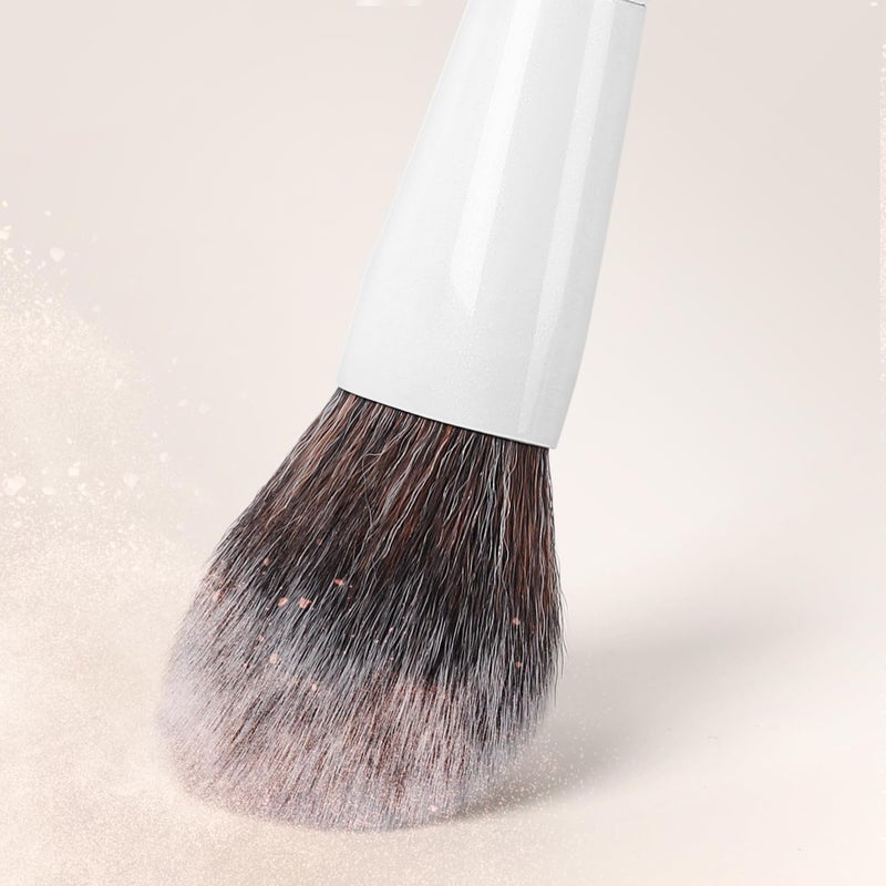 KINGMAS Angled Foundation Brush, Double-ended Kabuki Makeup Brush, Large Foundation Brush and Medium Concealer Brush for Beauty Liquid, Cream, Powder, Blending Buffing Face Makeup Tools - Image 3