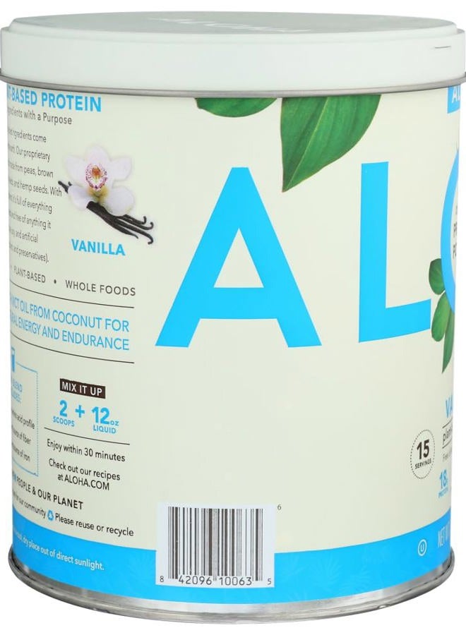 ALOHA Organic Plant-Based Protein Powder, Vanilla, 18g Protein, USDA Certified Organic, Gluten Free & Non-GMO, 525 Gm (Pack of 1) - Image 3