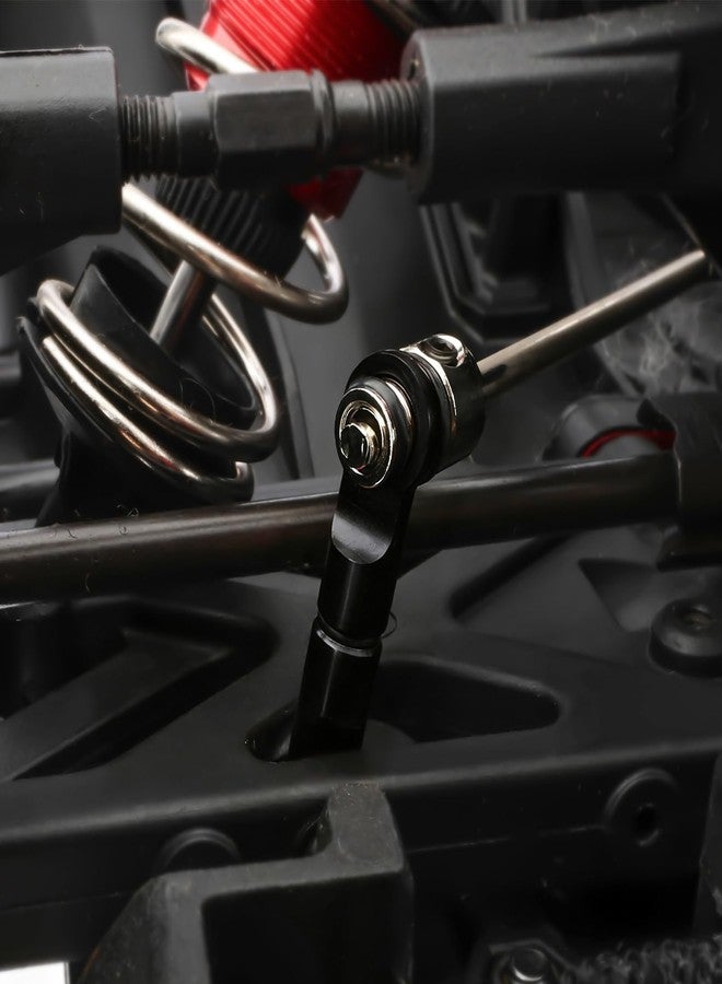 ZRRC Adjustable Sway Bar Links for Arrma 6S Upgrades – Aluminum Anti-Roll Bar Linkages Front Rear for 1/7 Mojave Fireteam Limitless 1/8 Kraton Notorious Outcast Off-Road Bashing (Black) - Image 3