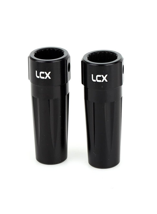 LCX Racing 1/10th RC Crawler Car CNC Machined Aluminum AR60 OCP Straight Axle Adapter Rear Lock Out for Axial Wraith RR10 Bomber SMT10, Upgrades Parts Accessories - Image 2