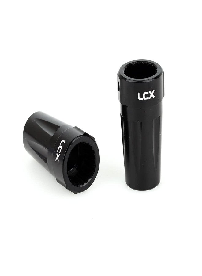 LCX Racing 1/10th RC Crawler Car CNC Machined Aluminum AR60 OCP Straight Axle Adapter Rear Lock Out for Axial Wraith RR10 Bomber SMT10, Upgrades Parts Accessories - Image 5