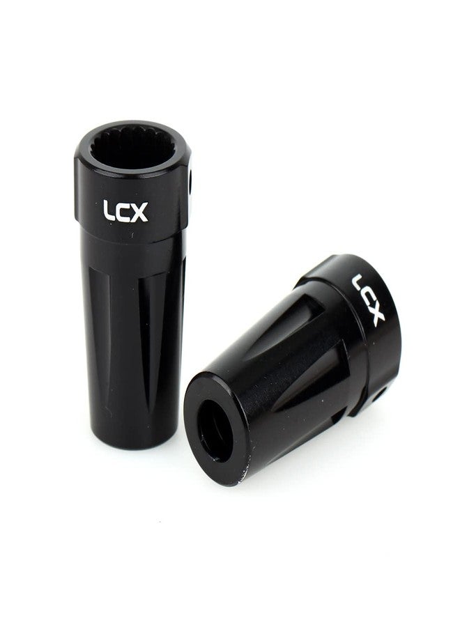 LCX Racing 1/10th RC Crawler Car CNC Machined Aluminum AR60 OCP Straight Axle Adapter Rear Lock Out for Axial Wraith RR10 Bomber SMT10, Upgrades Parts Accessories - Image 1