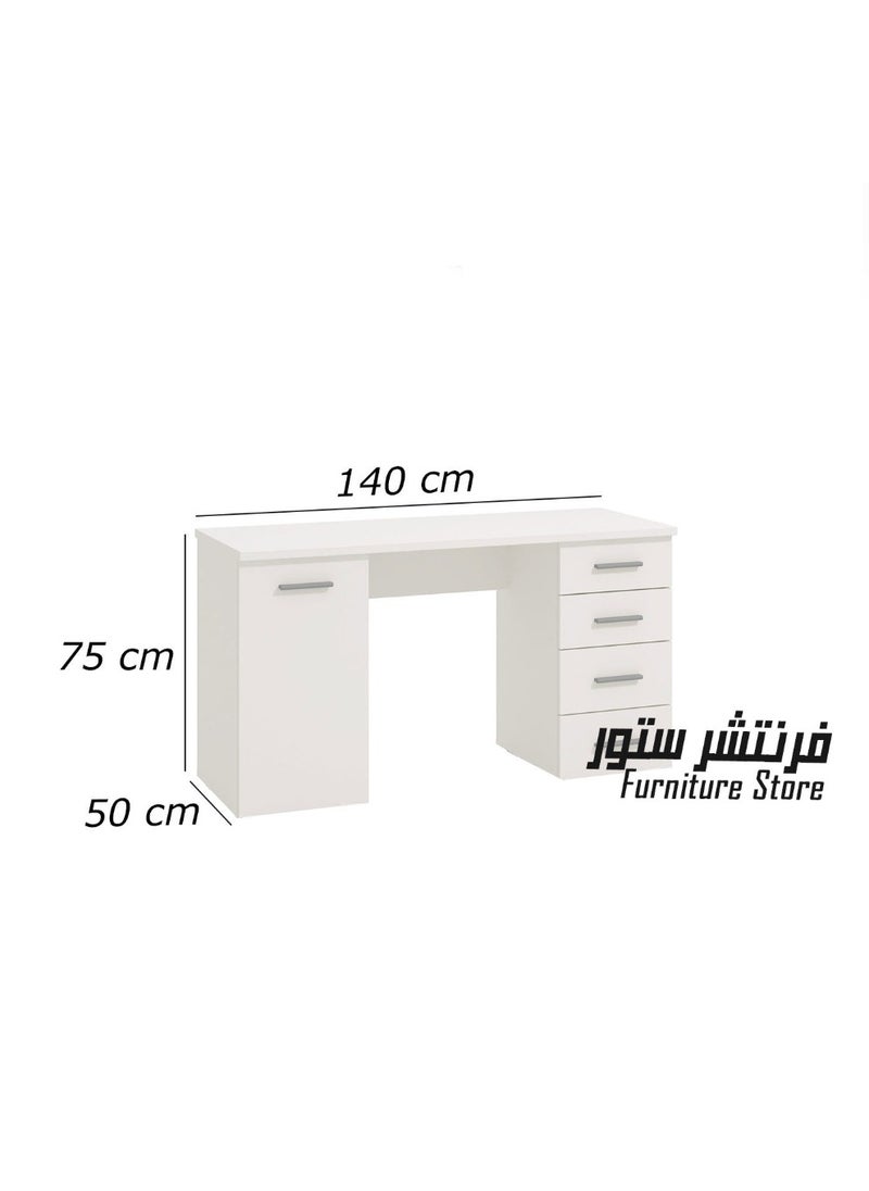 Furniture Store - Modern desk, height 75 cm - width 140 cm - depth 50 cm, from Furniture Store. - Image 1
