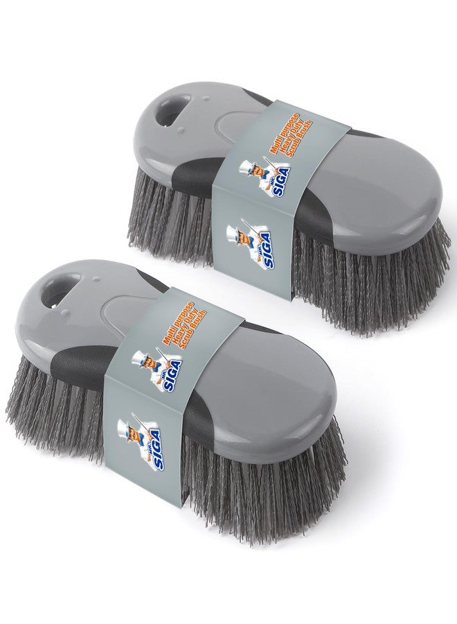 Mr Siga MR.SIGA Multi-Purpose Heavy Duty Scrub Brush - Pack of 2 - Image 1