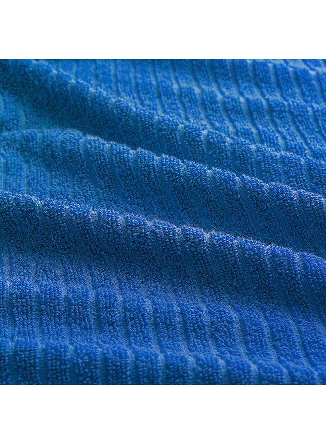 Bath sheet, bright blue, 100x150 cm  - Image 2