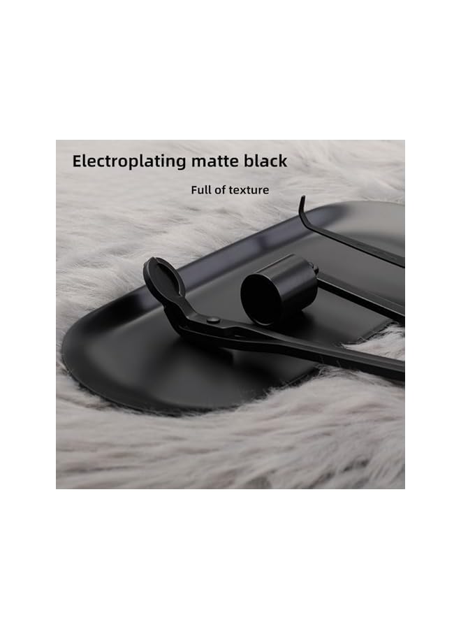 The Bros Candlesnuffers 5 in 1 Set, Stainless Steel Candle Care Tool Set with Snuffer, Wick Trimmer, Wick Dipper, Candle Cover & Decorative Tray, Soot-Free Extinguishing, Enhances Fragrance, Durable - Image 5