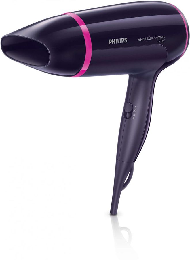 Philips BHD002 1600-Watt 3-Speed Hair Dryer purple - Image 1