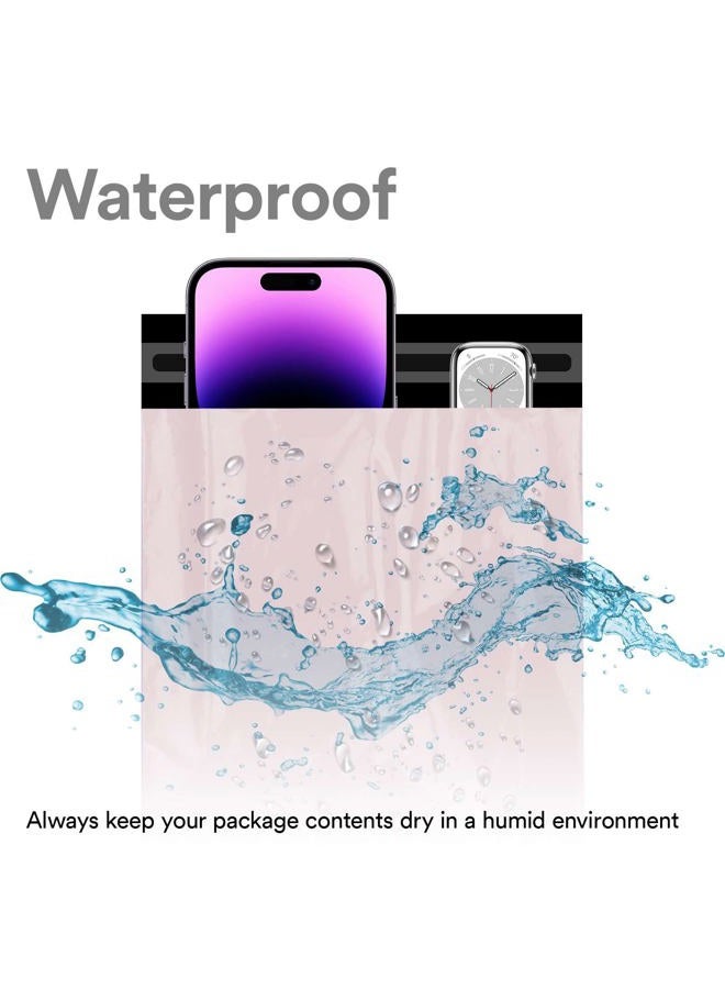 EZAUTO WRAP 6.5"x10" (17cm x 26cm) 200pcs Carnation Pink Poly Bag Mailers Plastic Packaging Mailing Shipping Bag Waterproof and Tear-Proof Strong Self Adhesive Multipurpose Envelopes Small Medium Large Sizes - Image 4