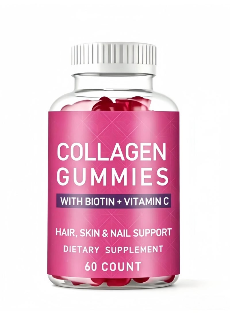 BIYODE Collagen Gummies 3 in 1 Hair Skin Nail Support 60 Gummies - Image 1
