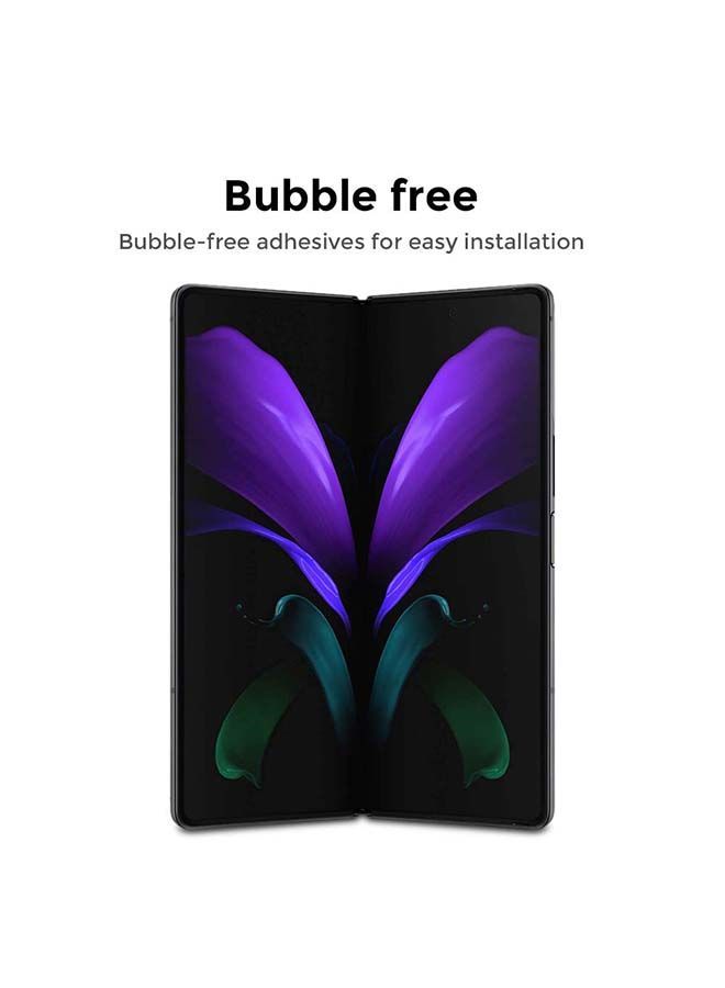 NIBEMINENT Pack of 2 Screen Protector for Samsung Galaxy Z Fold2 5G Clear  - Image 3