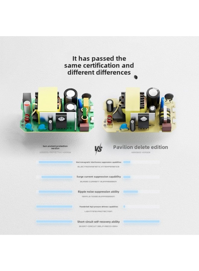 12V4A Power Adapter 3C Certified 24V2A Medium Wall Type CQC Certified Universal Power Adapter-Color:Sg-12v4a National Standard (china) Black-Specifications:DC Head 5.5*2.5 - Image 5