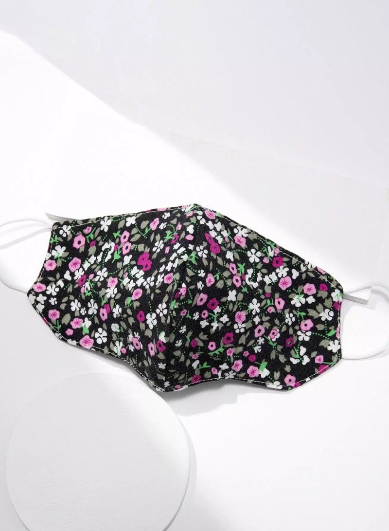 Ditsy Floral Graphic Face Covering  - Image 1