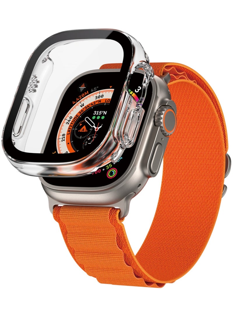 PanzerGlass واقي شاشة PanzerGlass™ لساعة Apple Watch Ultra 2023 - جراب D3O® كامل الجسم واقٍ ضد الخدوش والصدمات، مصنوع من الزجاج المقوى، شفاف مقاس 49 مم - Image 4