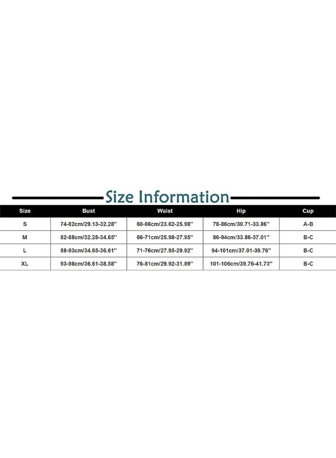 MARGOUN Women's Three-Piece Swimsuit Padded Blouse Open Back Two Piece Swimsuit Tank Top with Panties Slim Fit  Printed Swimwear Black - Image 2