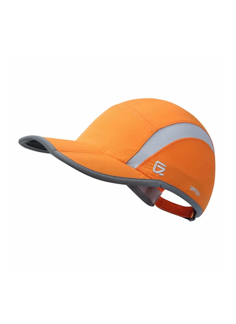 SYOSI - Men Women Baseball Cap, Reflective Folding Outdoor Hat Adjustable Unstructured Design UPF 50+ Sun Protection Sport Hats Unisex Baseball Cap - Image 1