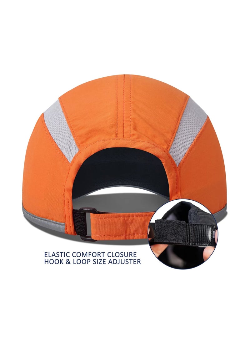 SYOSI - Men Women Baseball Cap, Reflective Folding Outdoor Hat Adjustable Unstructured Design UPF 50+ Sun Protection Sport Hats Unisex Baseball Cap - Image 1