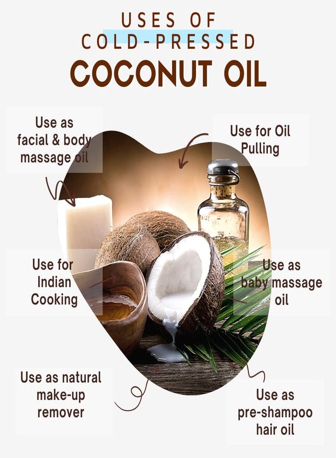 COCO CRUSH Cold Pressed Virgin Coconut Oil in Easy-Use Jar | 100% Pure & Natural | Nourishing & Strengthening Hair Oil for All Hair Types (200ML) - Image 2