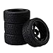 BQLZR 4PCS RC1 10 Flat Sports Car with Mountain Pattern Tires and New 7spoke Black Wheels 20468 - Image 3