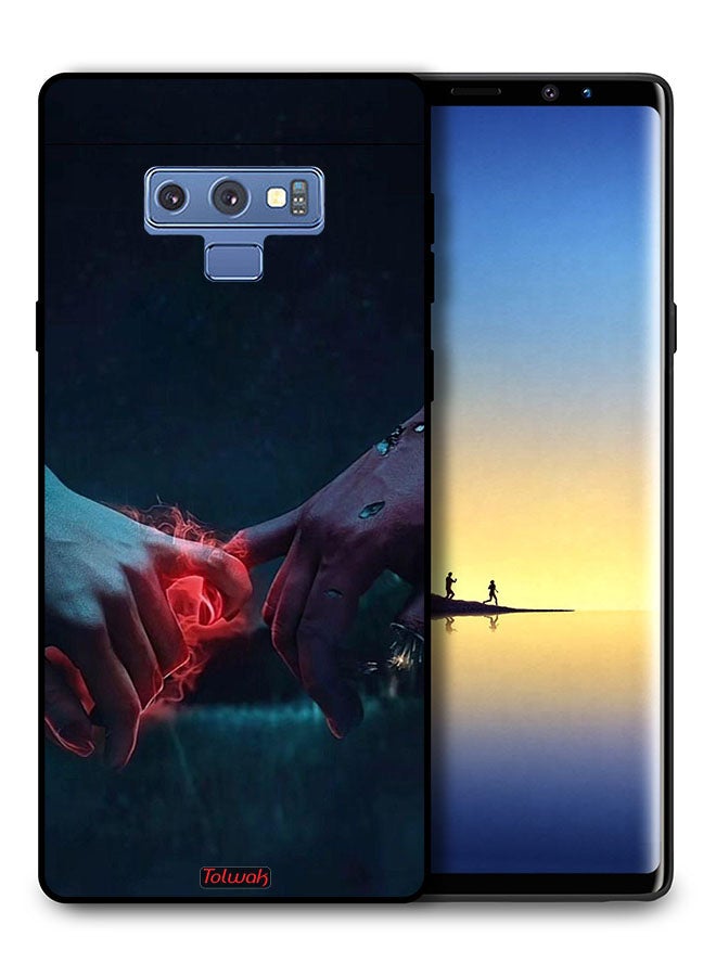 Tolwak Samsung Galaxy Note 9 Protective Case Cover Burning Hands - Image 1