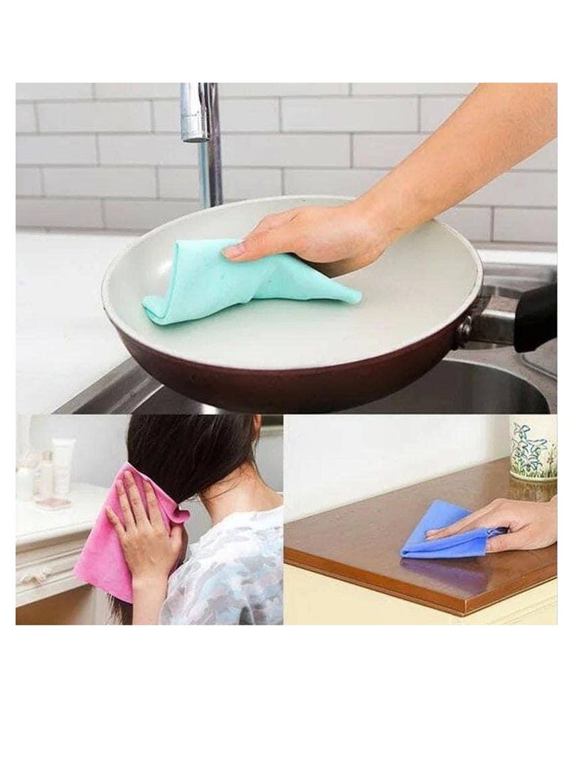 towel for cleaning all types of surfaces, glass and wood, and also for cleaning cars inside and out. It can be used more than once. It can be washed and used again. Size 43 x 23 cm. - Image 4