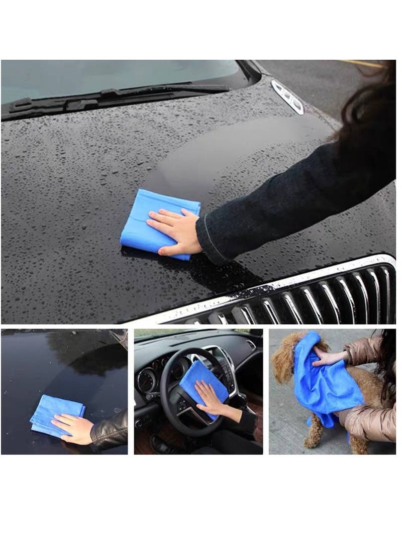 towel for cleaning all types of surfaces, glass and wood, and also for cleaning cars inside and out. It can be used more than once. It can be washed and used again. Size 43 x 23 cm. - Image 2