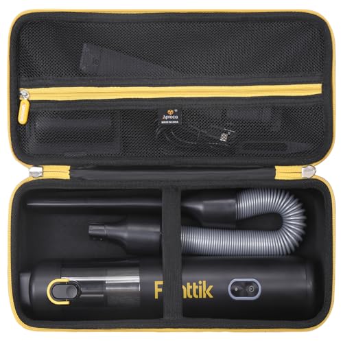 Aproca Black Portable Hard Storage Case, for Fanttik Slim V8 Apex / V8 Mate / V10 Apex / V10 Mate Cordless Car Vacuum and Accessories (Case Only) - Image 1