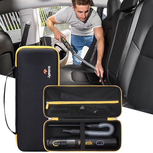 Aproca Black Portable Hard Storage Case, for Fanttik Slim V8 Apex / V8 Mate / V10 Apex / V10 Mate Cordless Car Vacuum and Accessories (Case Only) - Image 5