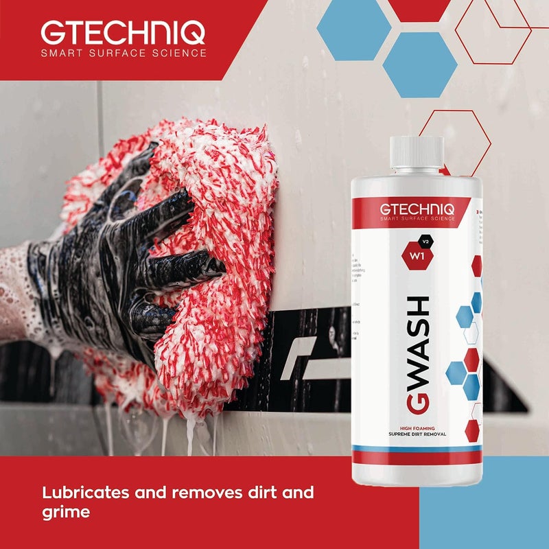 Gtechniq W1 GWash - High Foam Content; Breaks Bond Between Dirt Film and Paintwork; Lubricates for Minimal Surface Abrasion; Maximum Gloss Retention; Reduced Micro Scratching (5 Liters) - Image 3