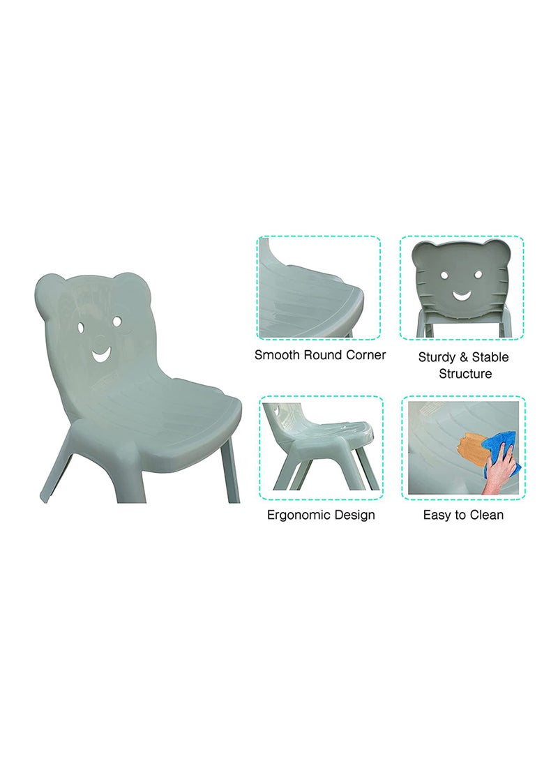 Mahmayi كرسي Mahmayi CHC1 للأطفال والطفل مصنوع من مادة بلاستيكية متينة - رمادي - Image 3